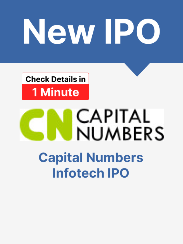 Capital Numbers Infotech IPO Details